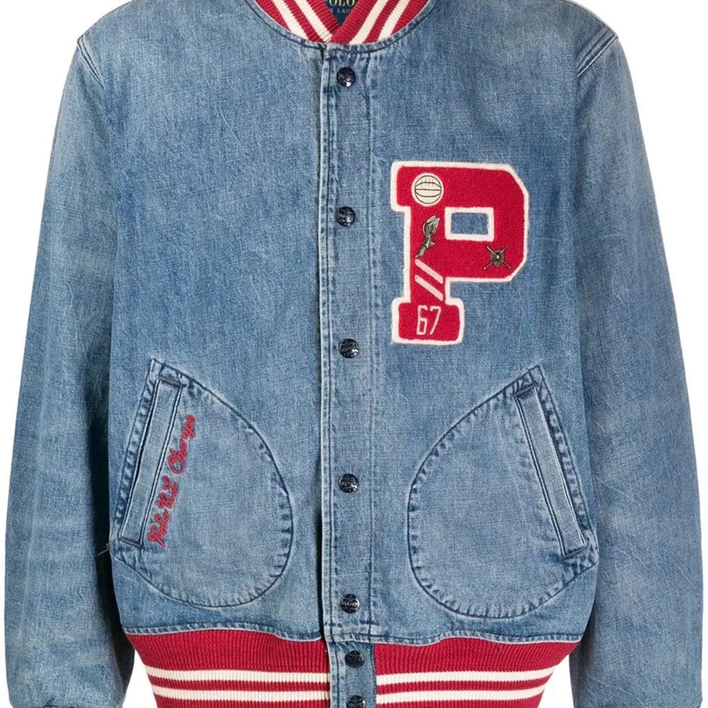 NWT Denim Polo RL Champs Denim Jacket size XXL